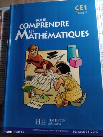 Cahier d'exercices pour comprendre les mathématiques ce1