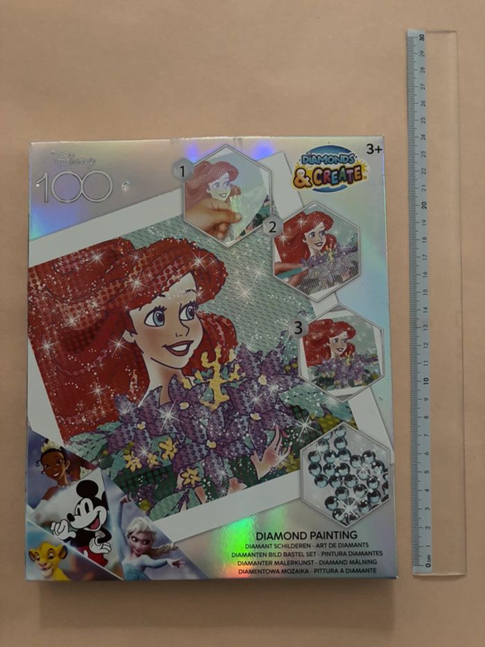 Diamond painting Ariel Disney 100th anniversaire - photo numéro 3