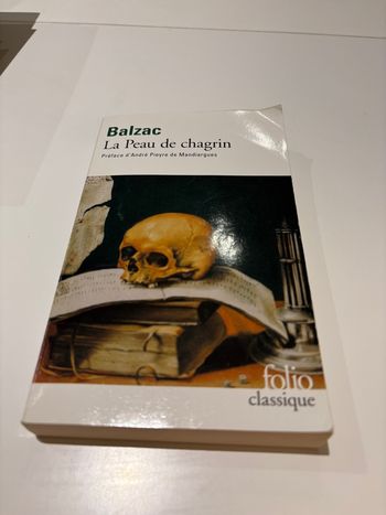 Livre « La peau de chagrin » de Balzac édition folio