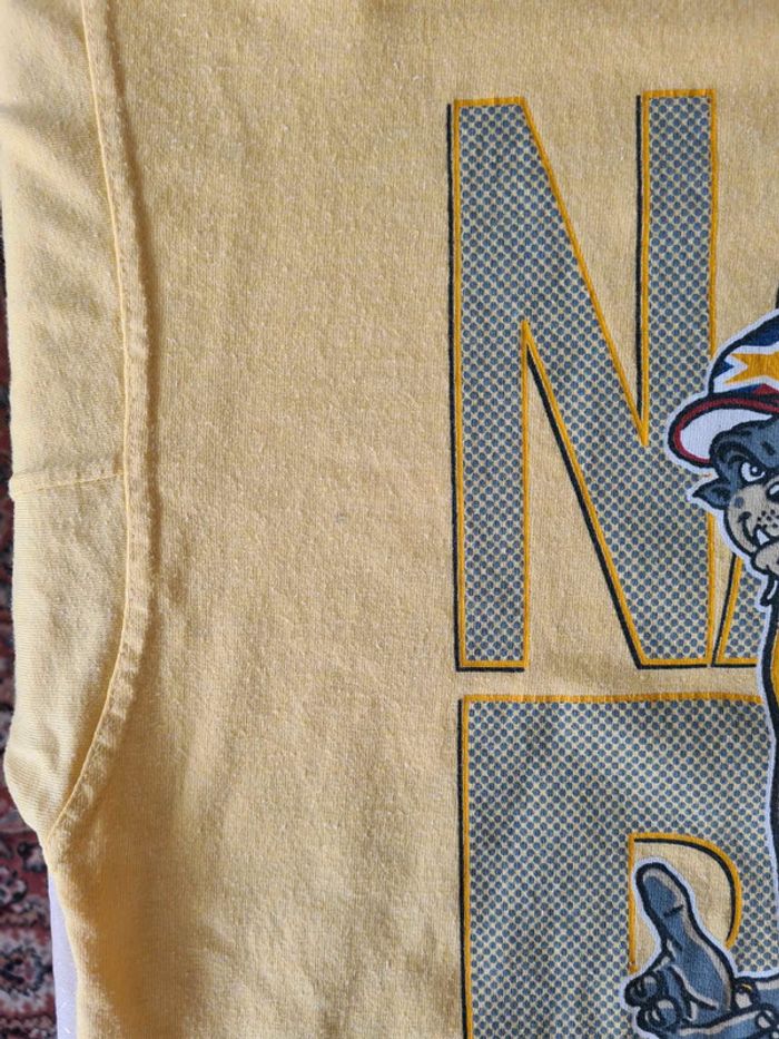 t-shirt col rond Pitbull jaune homme taille L/XL - photo numéro 5