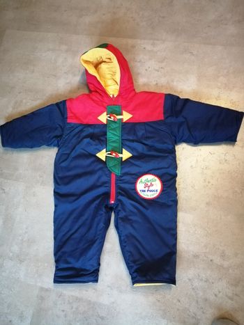 combinaison colorée 1 an Tim pouce
