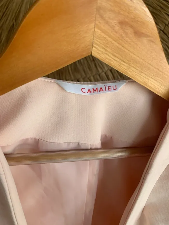 Blazer rose clair Camaïeu - photo numéro 4