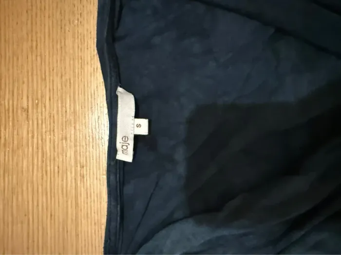 Robe Maje en très bon état bleu marine taille S - photo numéro 6