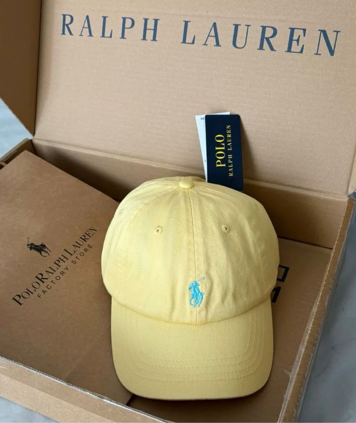 Casquette Ralph Lauren jaune