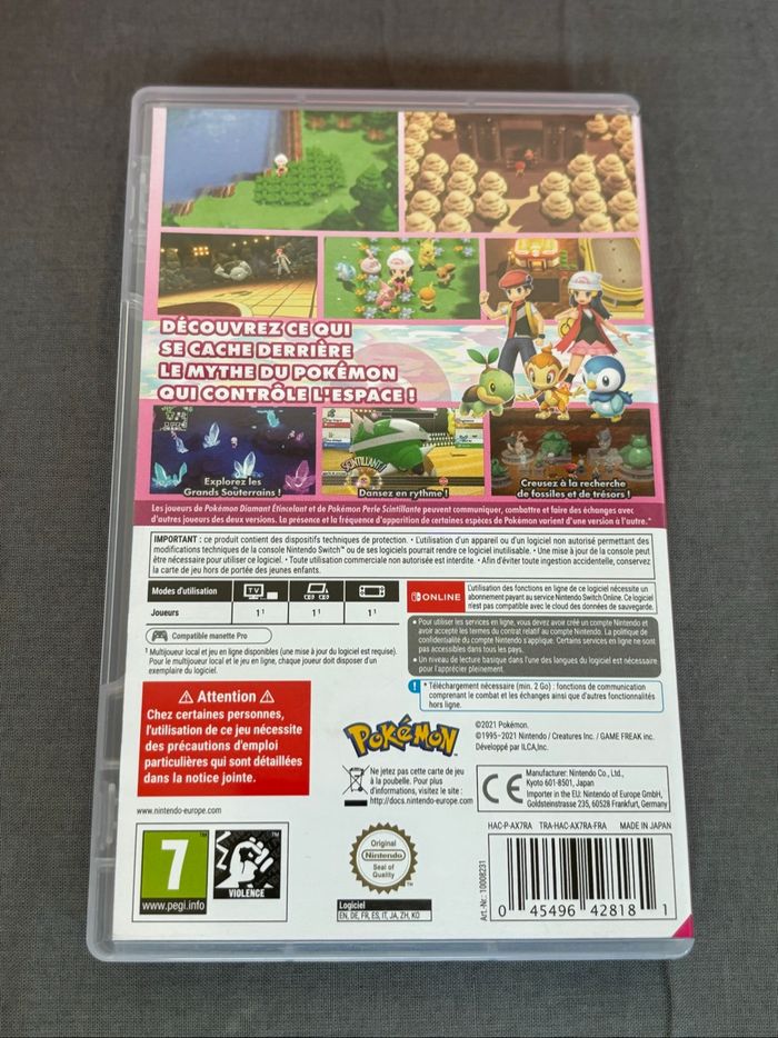 Jeu switch Pokemon perle - photo numéro 3