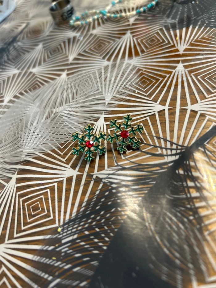 Boucles d’oreilles Noël