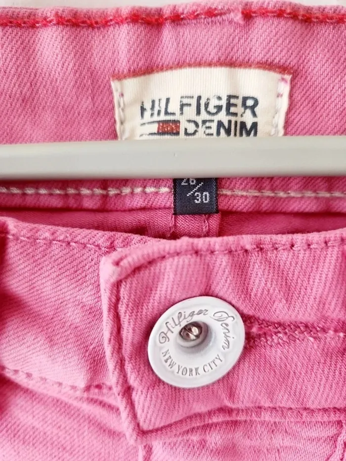 Jean skinny Tommy Hilfiger – Modèle Sophie – Taille W26 L30 – Couleur rose shocking - photo numéro 12