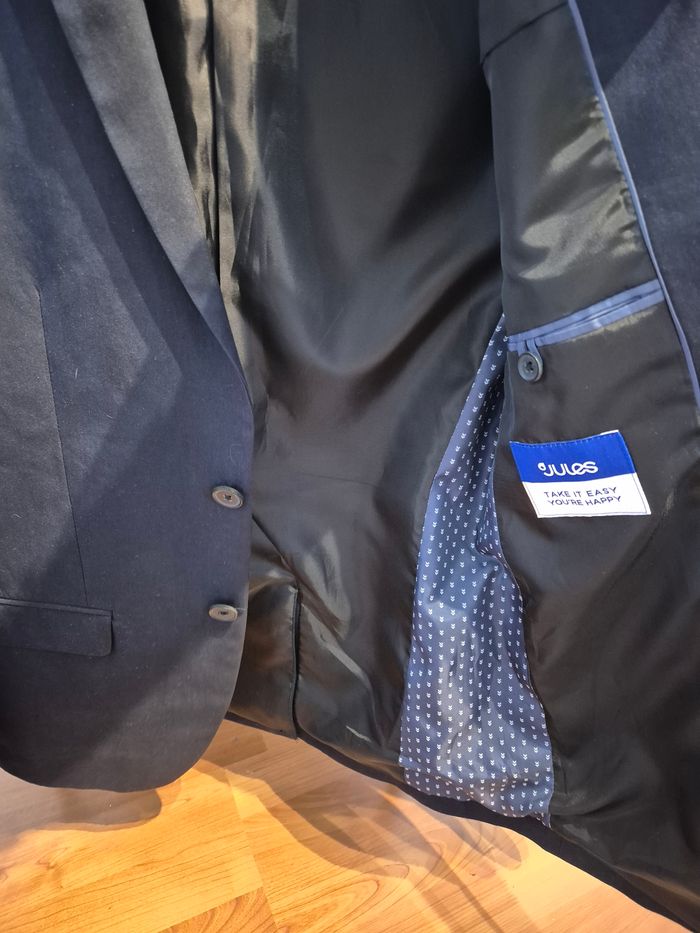 Veste Blazer Jules bleu taille S - photo numéro 3