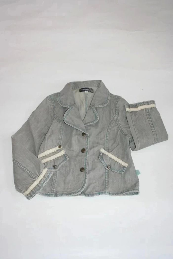 Veste en jeans grise Jean Bourget 4 ans