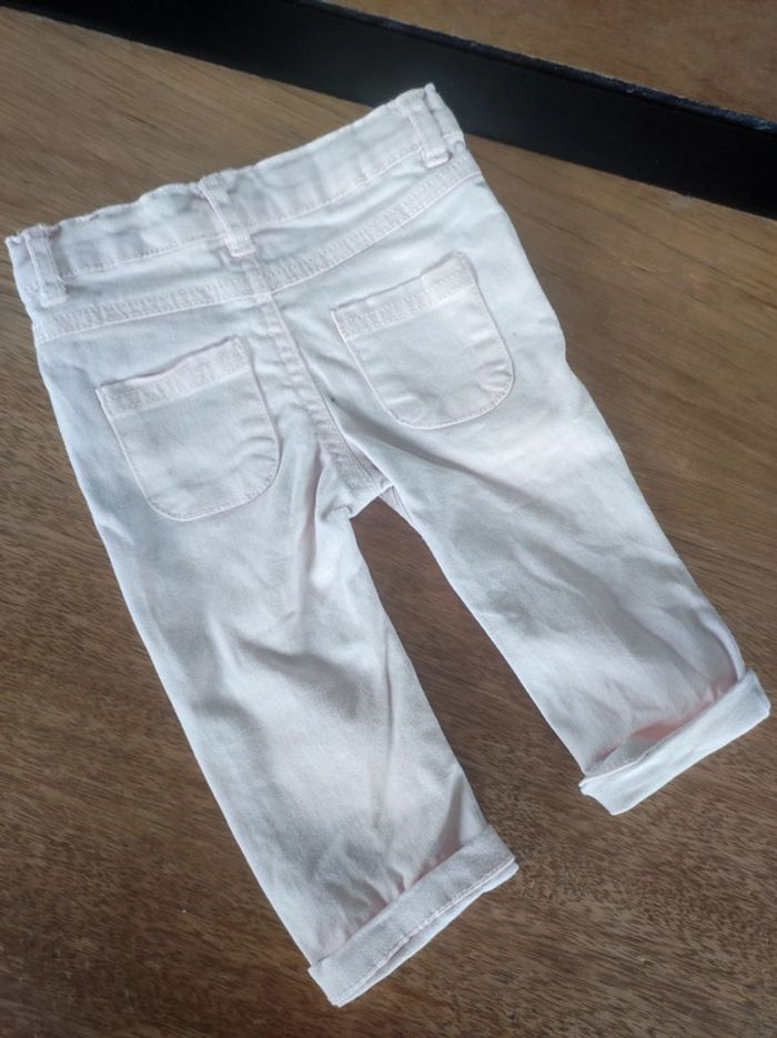 Pantalon 6 mois rose pale - photo numéro 2