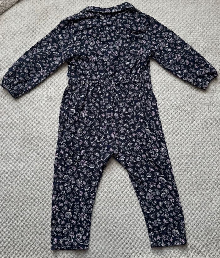 Combinaison fille IKKS 8 ans – Motif fleuri – Très bon état - photo numéro 2