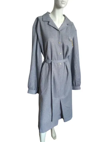 Robe dress automne hiver winter chic gris grey vintage retro