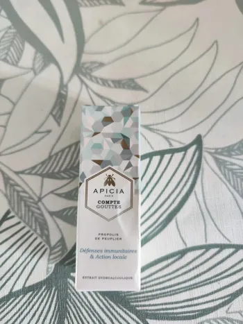 Apicia compte gouttes propolis de peuplier 14ml valeur 14€