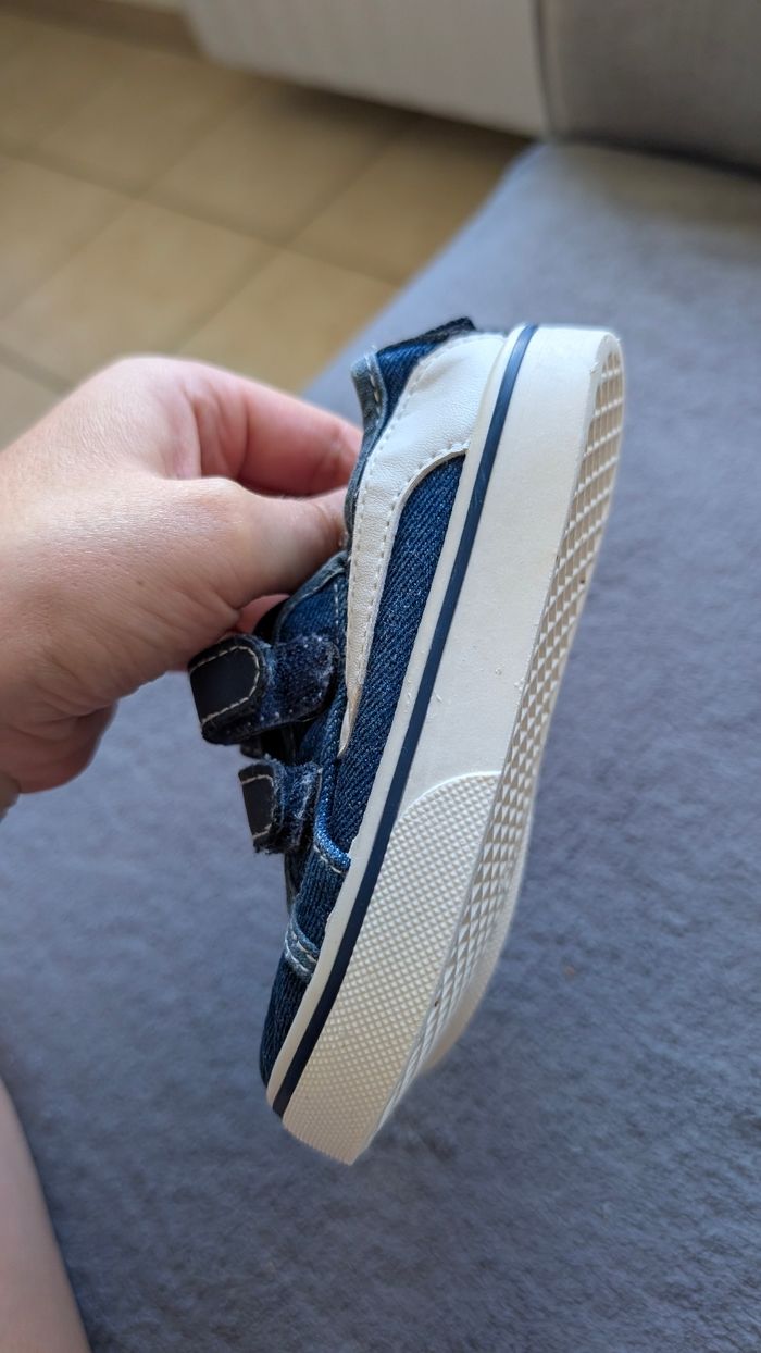 Basket jeans enfant 23 neuves - photo numéro 7