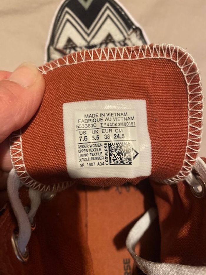 Basket converse missoni femme - photo numéro 5