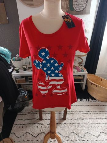 T-shirt Mickey américain taille L neuf