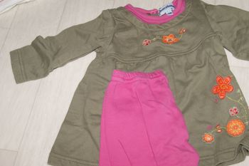 robe + legging 1 an Chocolatine