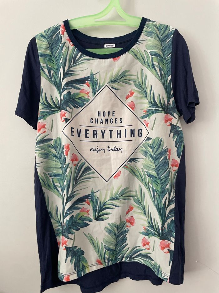 T-shirt bleu femme / Pimkie