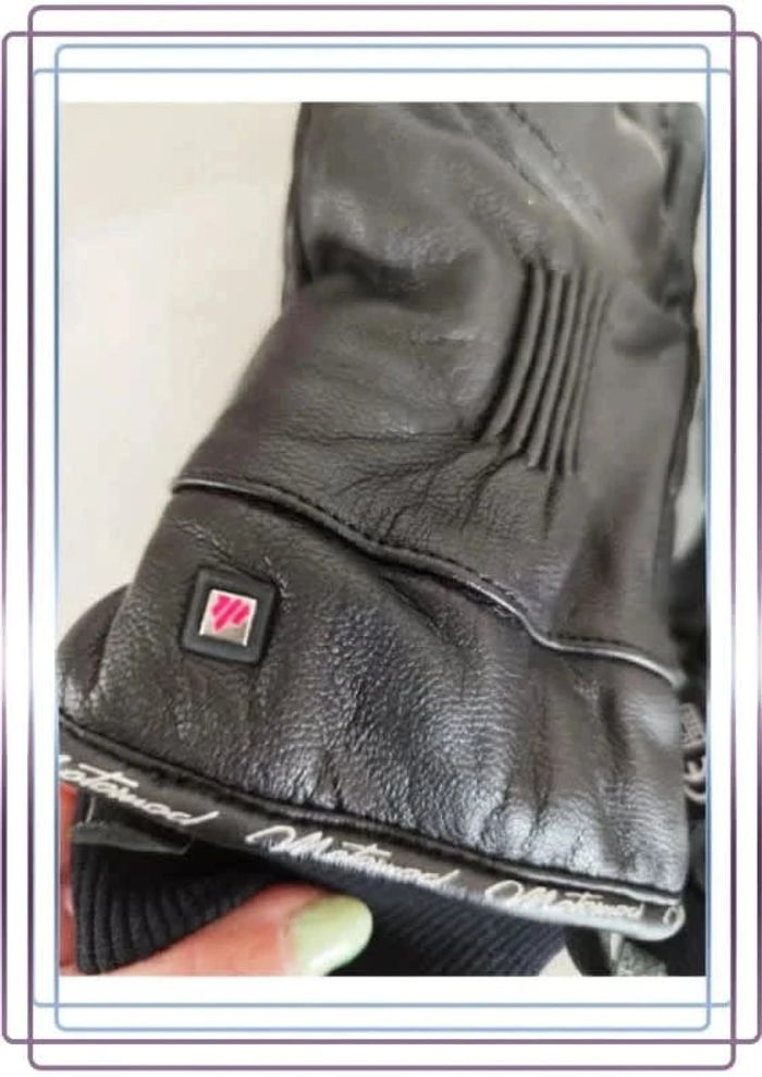 Gants de moto motomod en cuir, très bon état, taille 9 - photo numéro 4