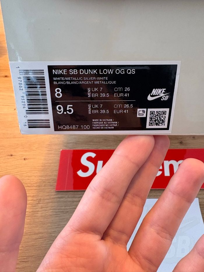 Nike Dunk low SB supreme - photo numéro 10