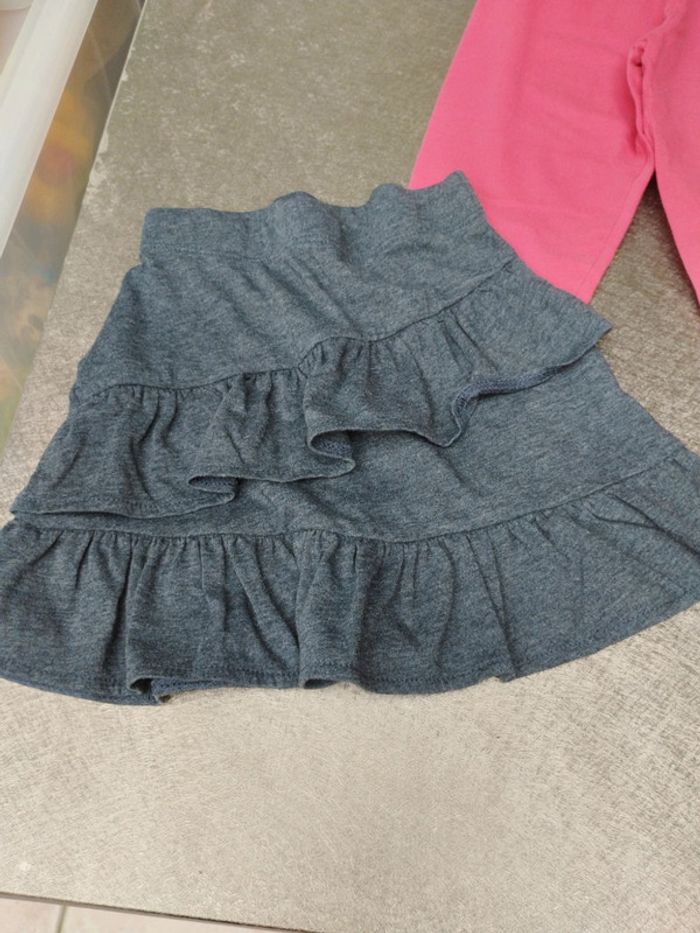 Legging 3/4 et jupe 6 ans fille - photo numéro 2