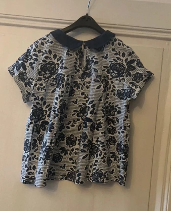 T-shirt blouse Col Claudine 10 ans - Monoprix Teens - photo numéro 3