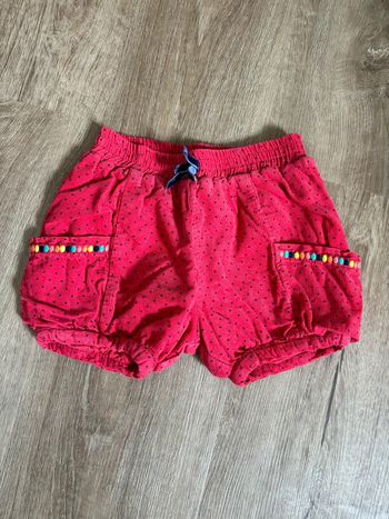 Short velours 12 mois