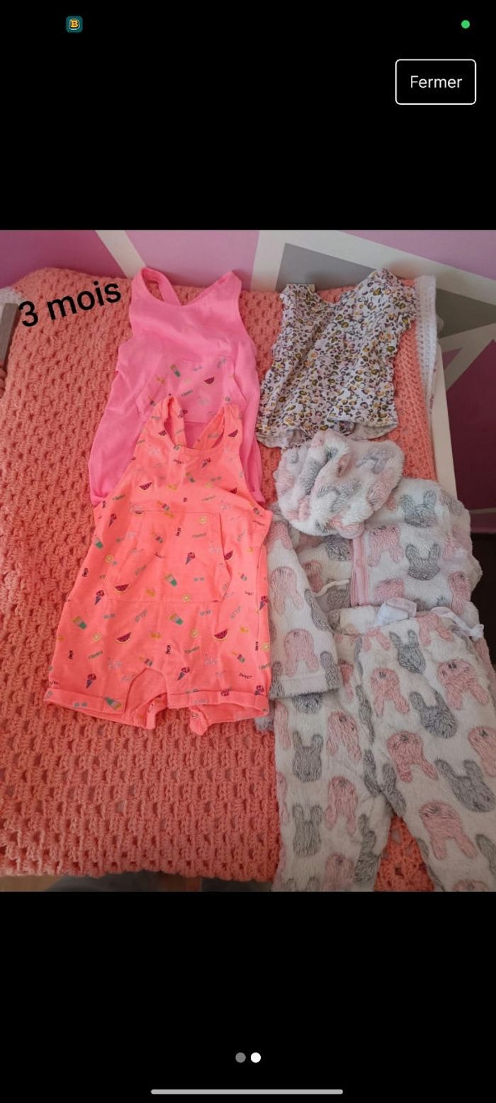 Assortiment 3 mois fille