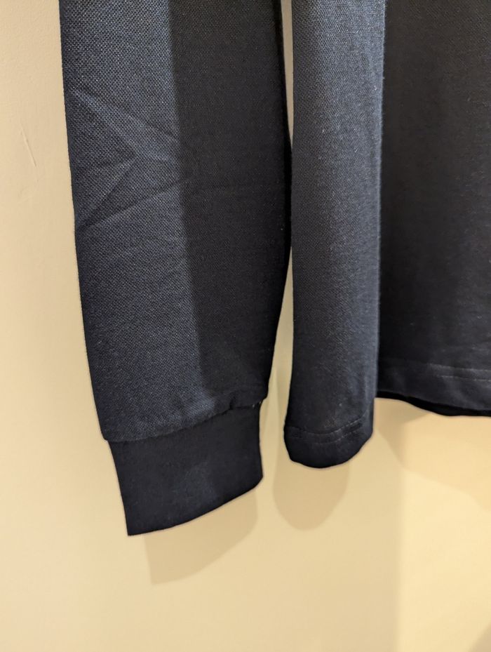 Polo manches longues Amsterdam marine Taille S (taille petit) - photo numéro 3
