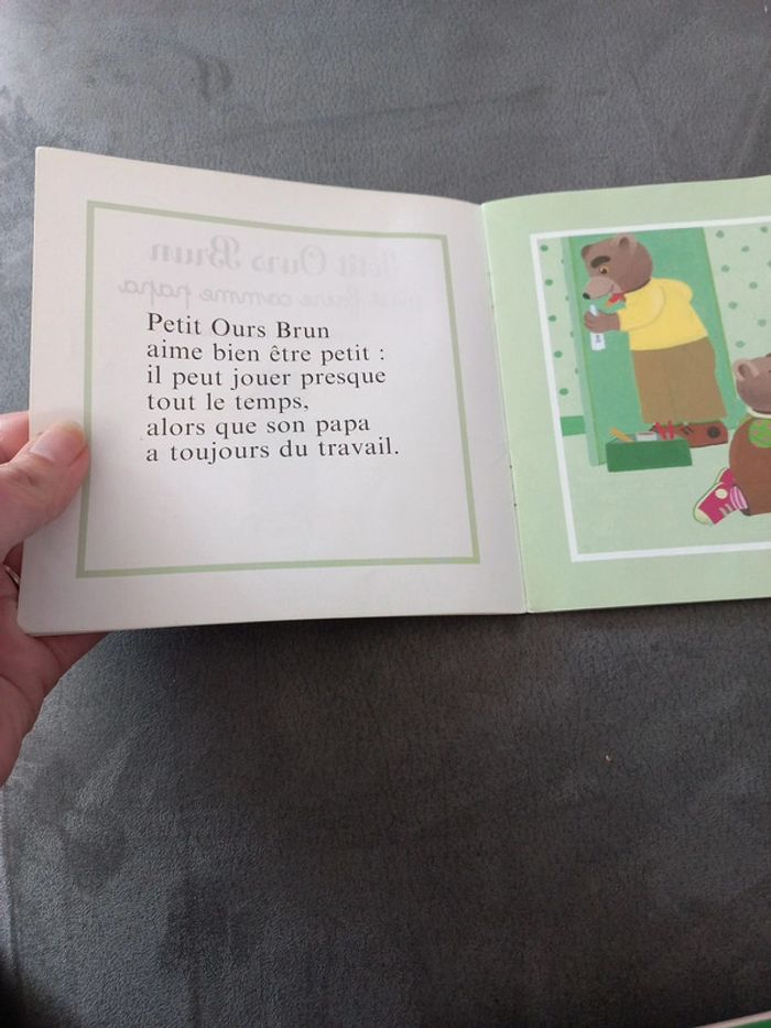 Livre petit ours brun veut faire comme papa - photo numéro 3
