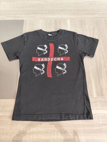 T-shirt Sardaigne noir 8/10ans