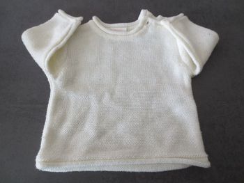 pull blanc Kiabi mixte