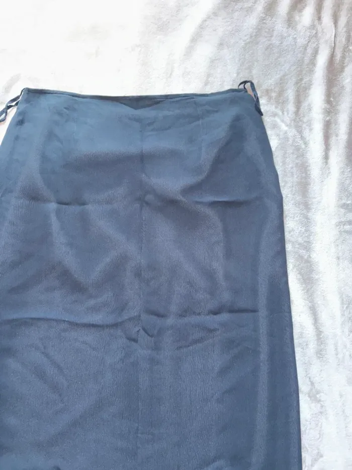 Jupe longue noir femme Agnès Flo taille 44 en très bon état - photo numéro 2