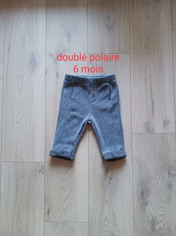 Pantalon doublé polaire 6 mois Z Génération