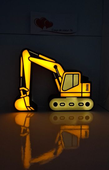 Lampe pelleteuse chantier led lumineuse neuve 