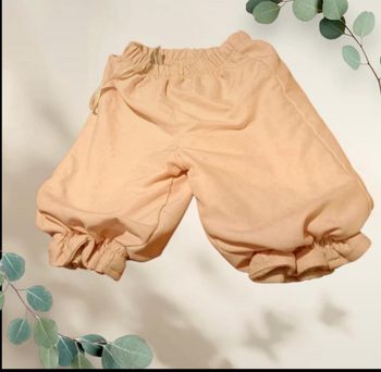 Pantalon bébé fille 3 mois - Rose Nude 100% Coton
