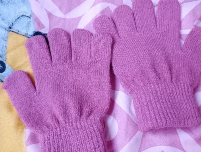 Paire de gants LOL fuschia - photo numéro 4