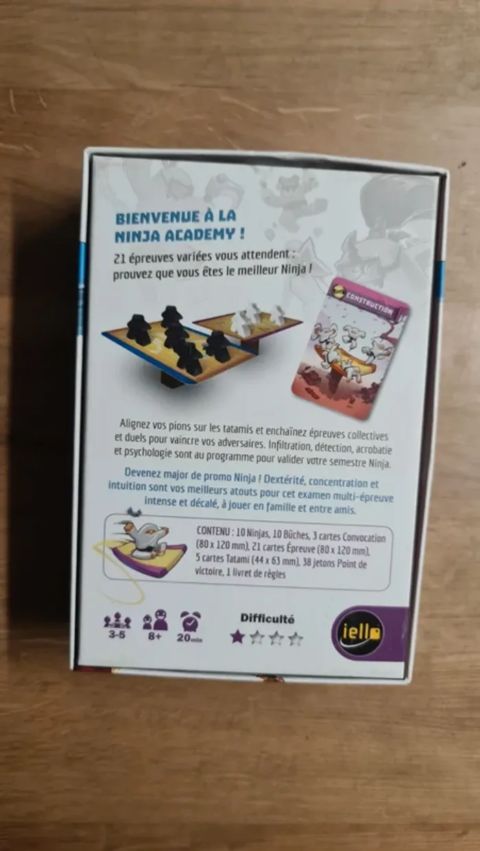 Proche du neuf jeu de société Ninja Academy des éditions Iello - photo numéro 3