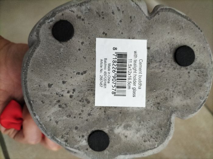 Statuette Bouddha bougeoir - photo numéro 2