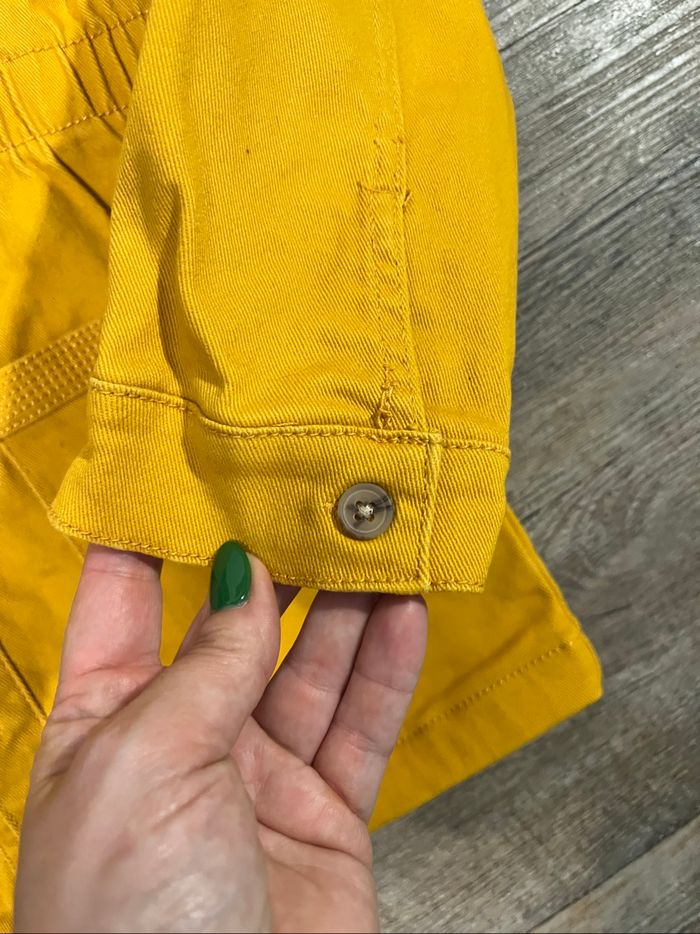 Veste en jean moutarde - photo numéro 2