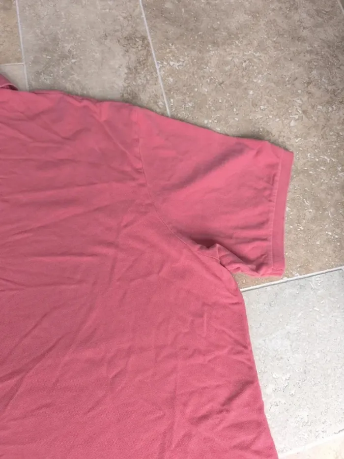 Polo Ralph Lauren homme taille 4XB rose saumon logo marine excellent état - photo numéro 14