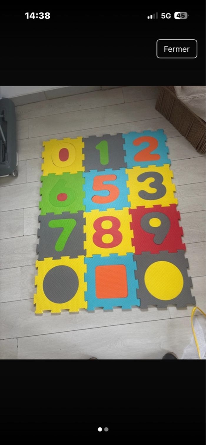 Tapis à chiffre - photo numéro 2