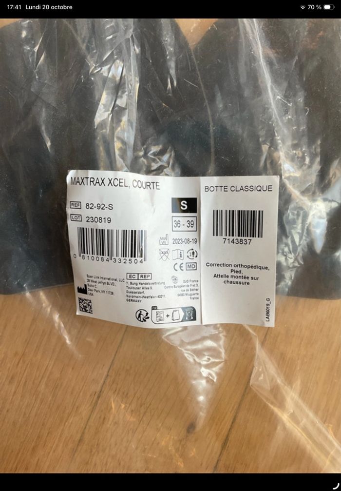 Botte de marche Maxtrax Xcel courte taille S 36-39 - photo numéro 10