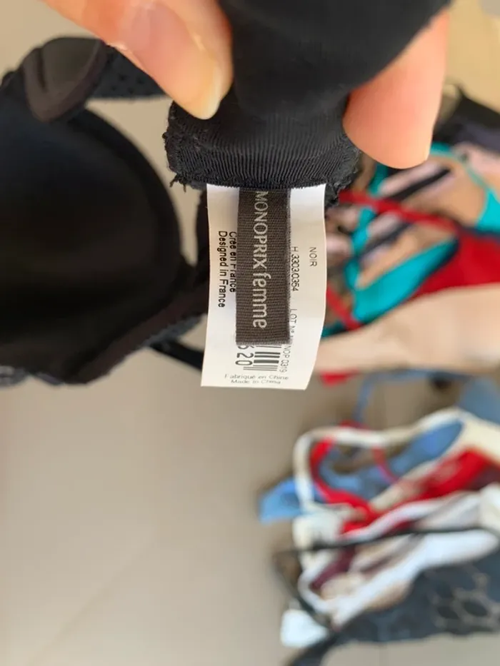 Soutien-gorge noir Monoprix 90C NEUF - photo numéro 5