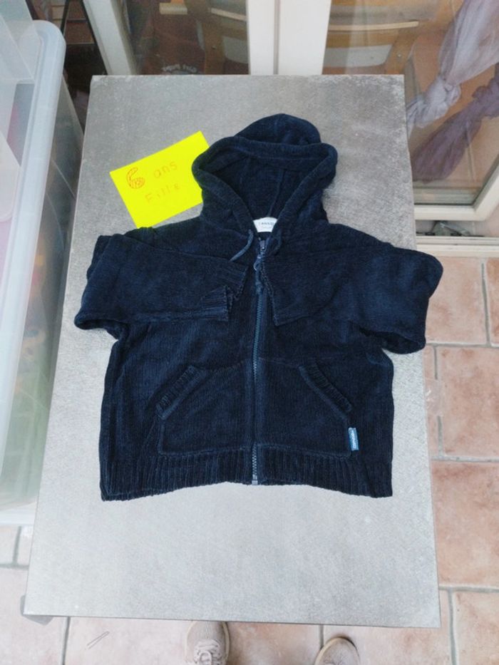 Gilet 6 ans fille Camaïeu junior bleu marine