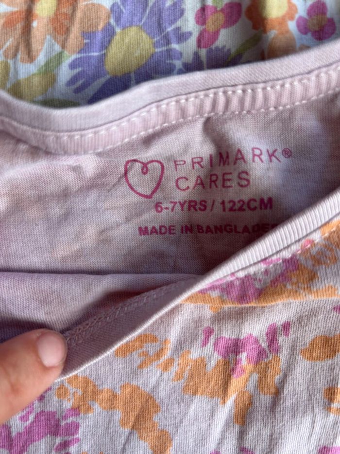T-shirt fille 6-7 ans lot - photo numéro 3