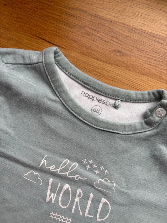 T-shirt ML noppies 6 mois garçon - photo numéro 2