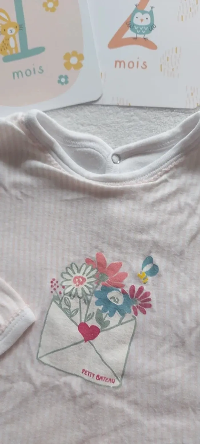 Pyjamas bébé fille 12 mois petit bateau - photo numéro 3