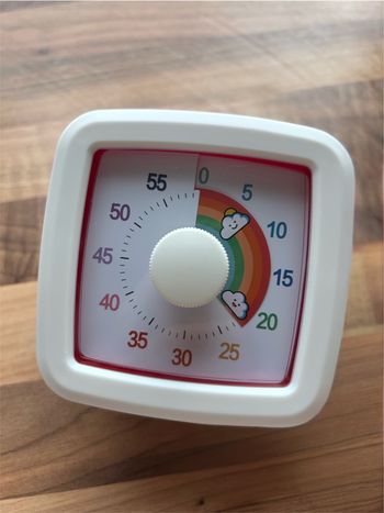 Minuteur visuel enfant arc-en-ciel 60 min 