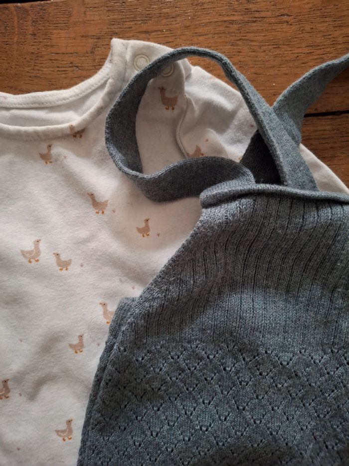 Ensemble body, salopette kiabi 6 mois - photo numéro 2